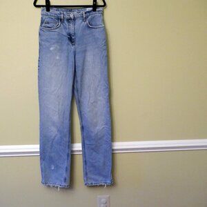 ASOS COLLUSION x004 dad jeans in light blue vintage wash